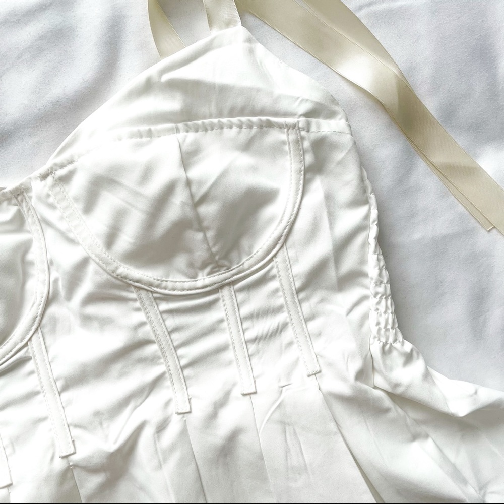 Pleated Ribbon Strap Top - Picture 8 of 9